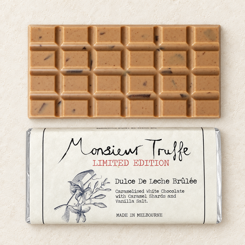 Monsieur Truffe 30% White Dulce De Leche Brûlée