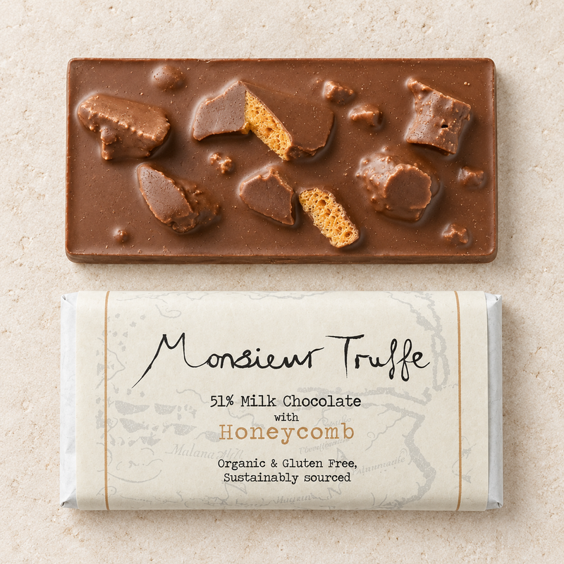 Monsieur Truffe Milk 51% Honeycomb