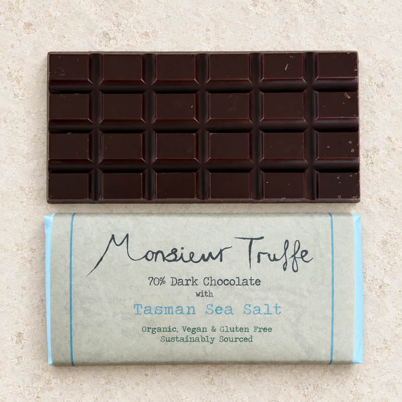 Monsieur Truffe Milk 70% Dark Tasman Sea Salt