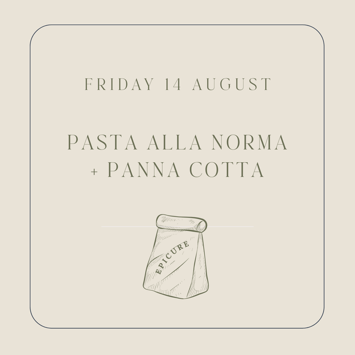 [Friday 14 August] Pasta Alla Norma