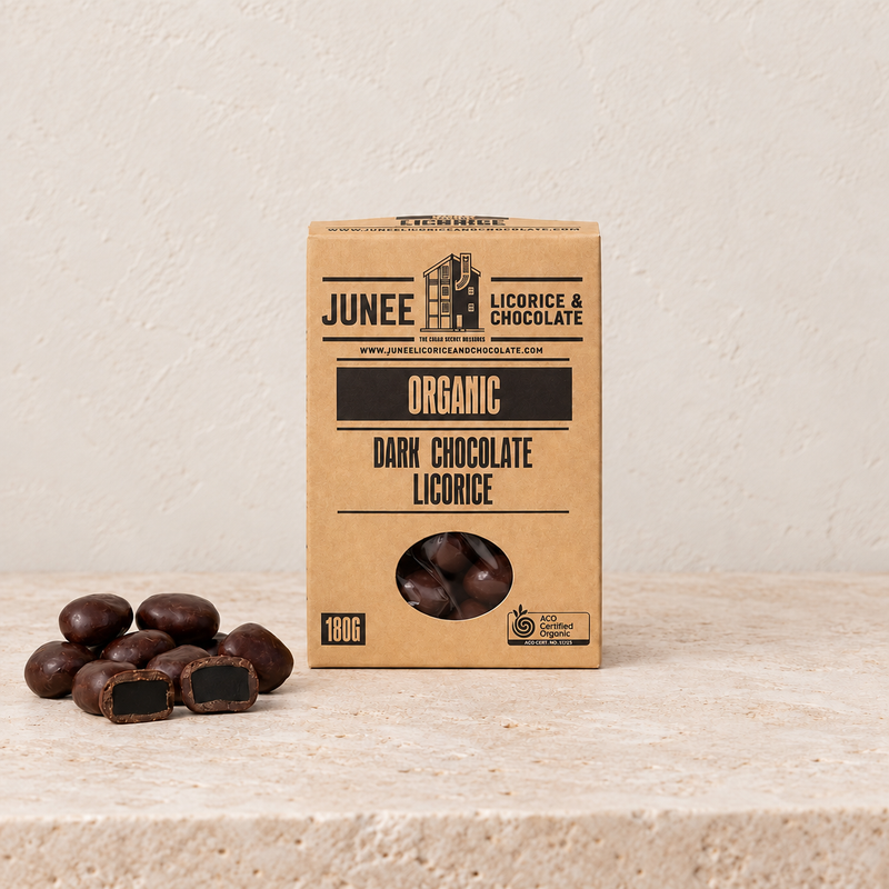 Junee Organic Dark Chocolate Licorice