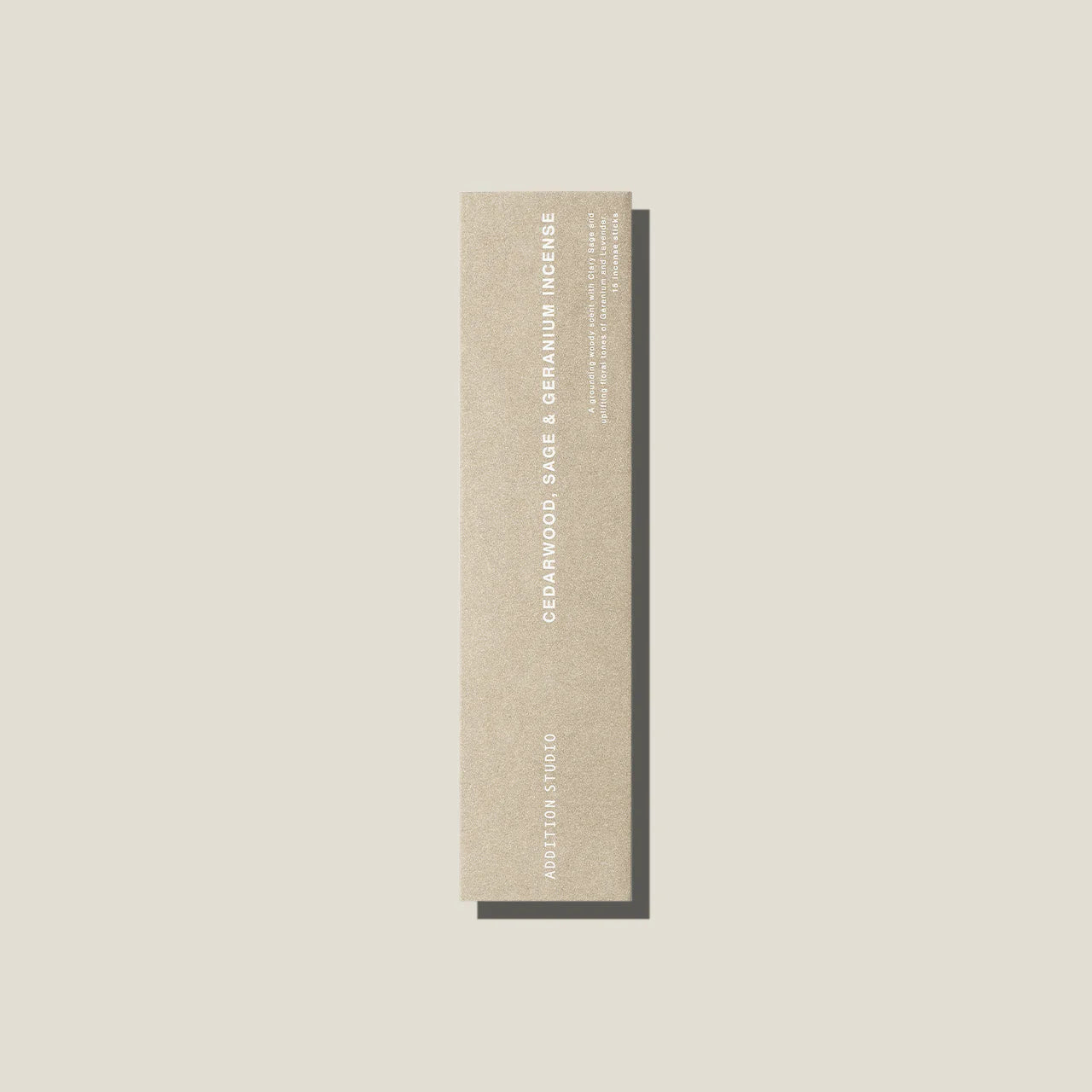 [Addition Studio] Cedarwood, Sage and Geranium Incense