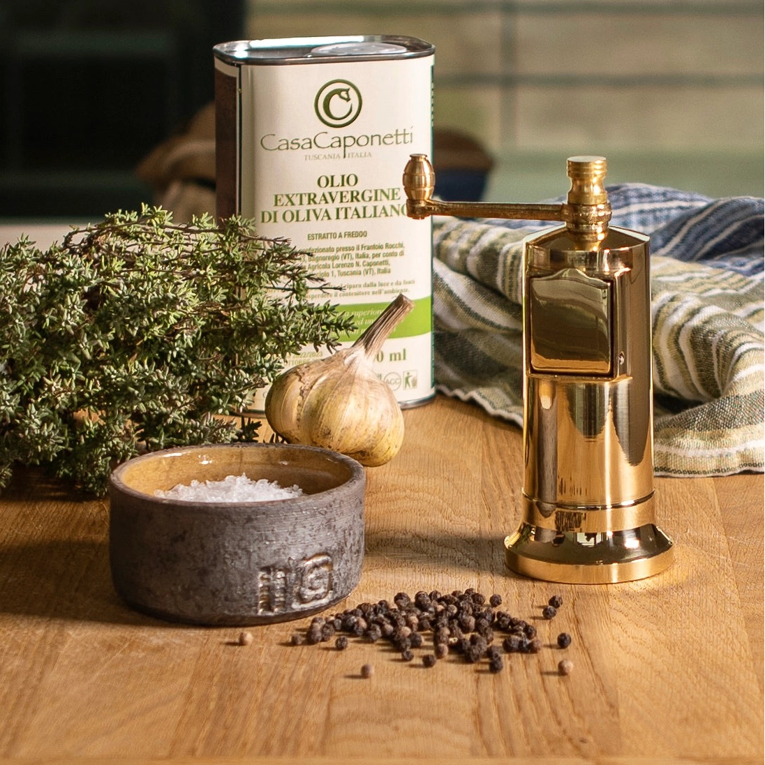 Brass Chef's Mill [Handmade in Greece]