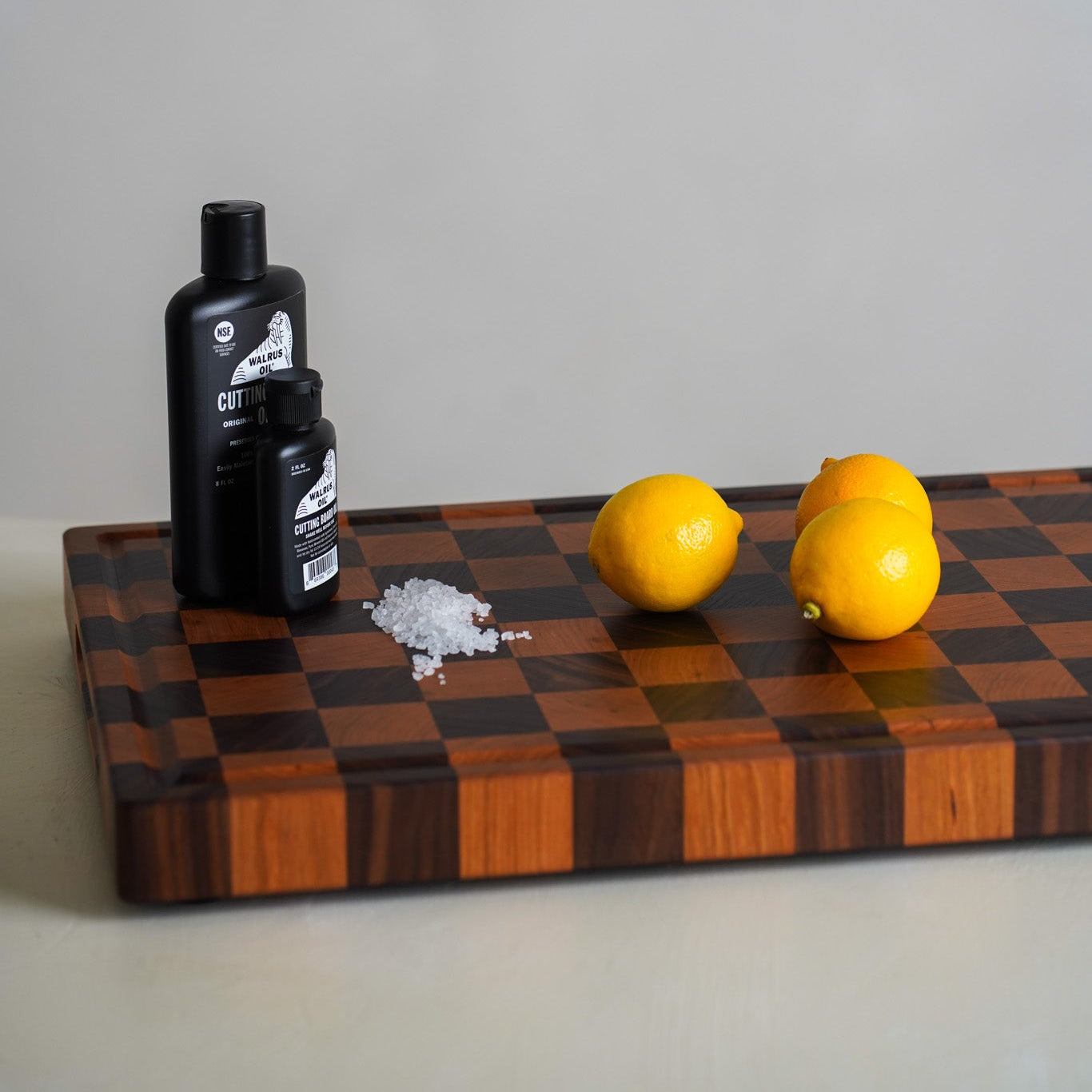 Endgrain Walnut & Cherry Chopping Board