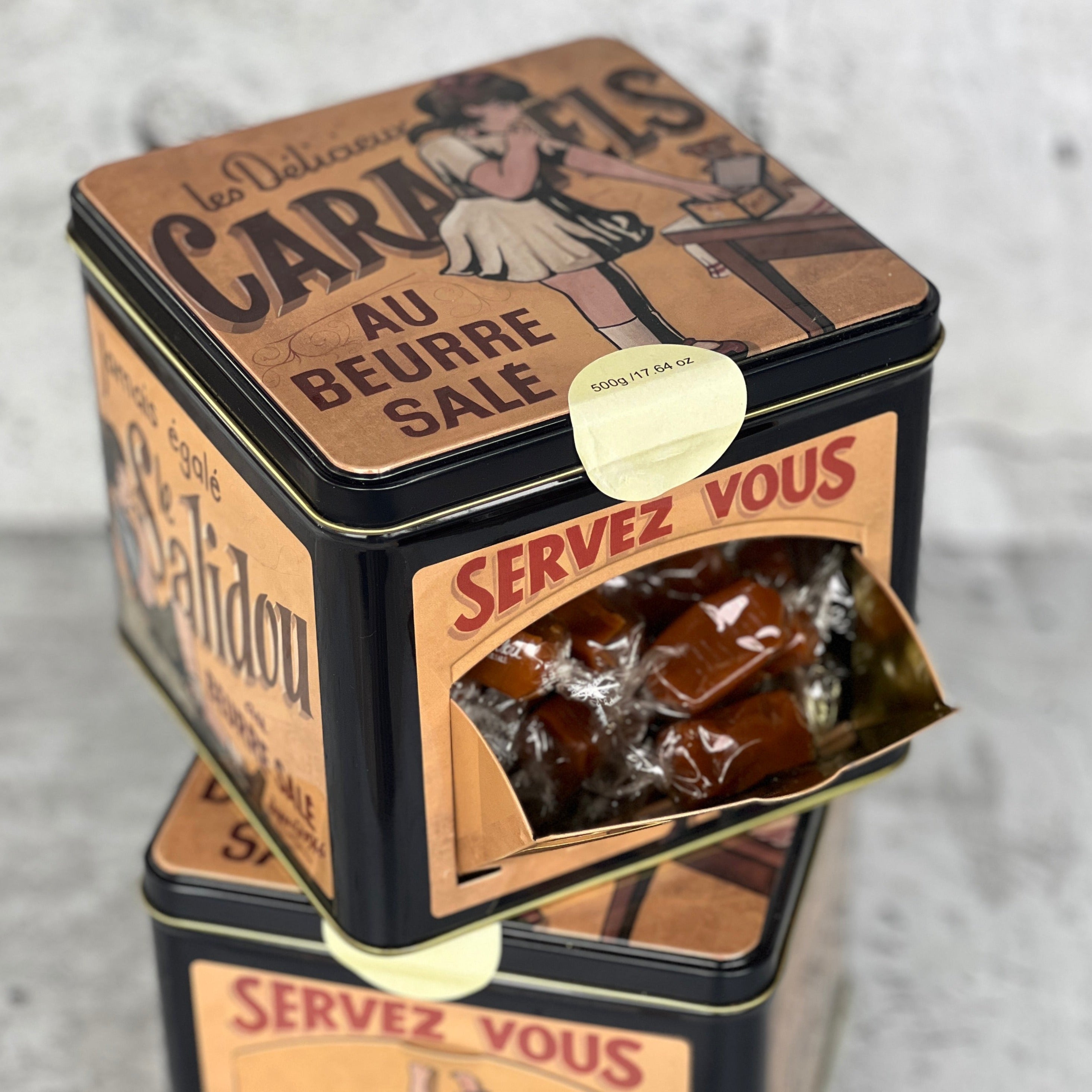 French Butter Salted Caramels [Large Tin]