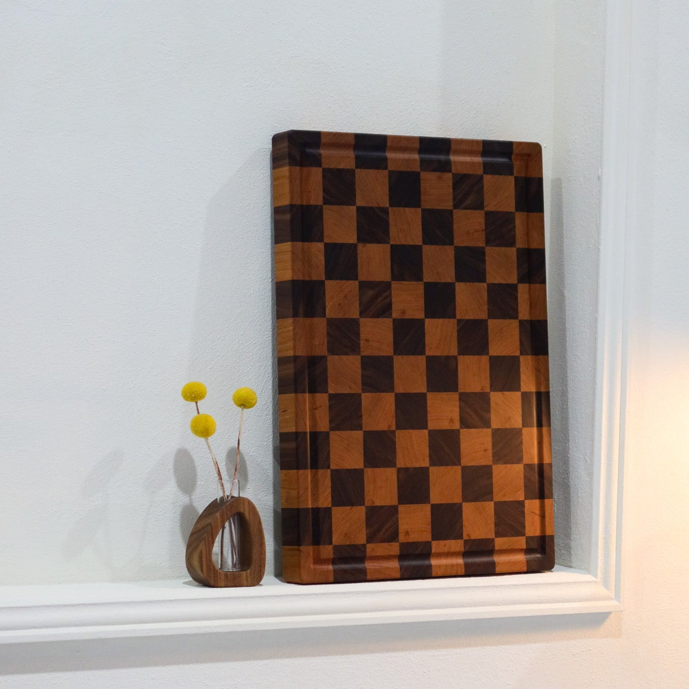 Endgrain Walnut & Cherry Chopping Board