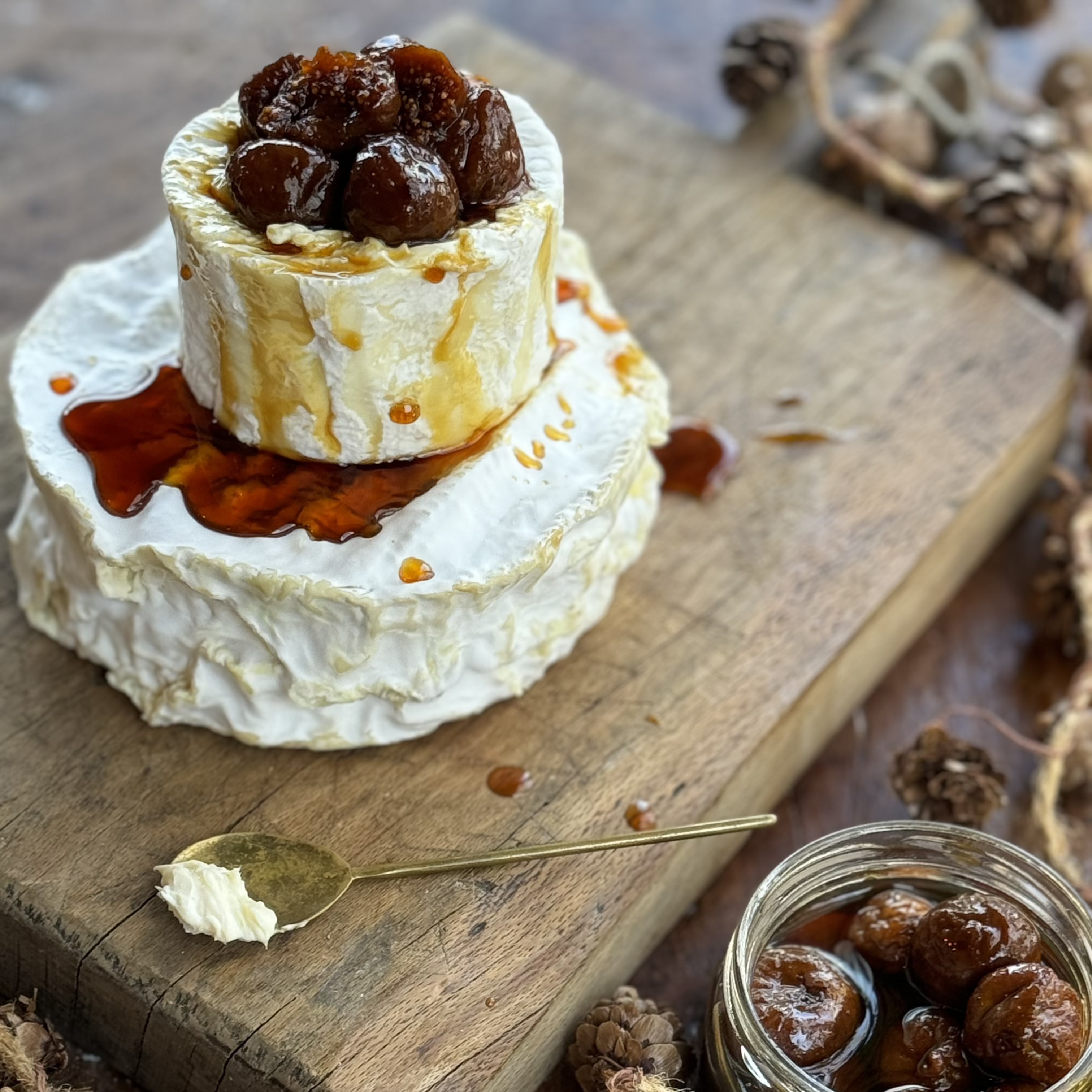 Sticky Fig Cheese Cake