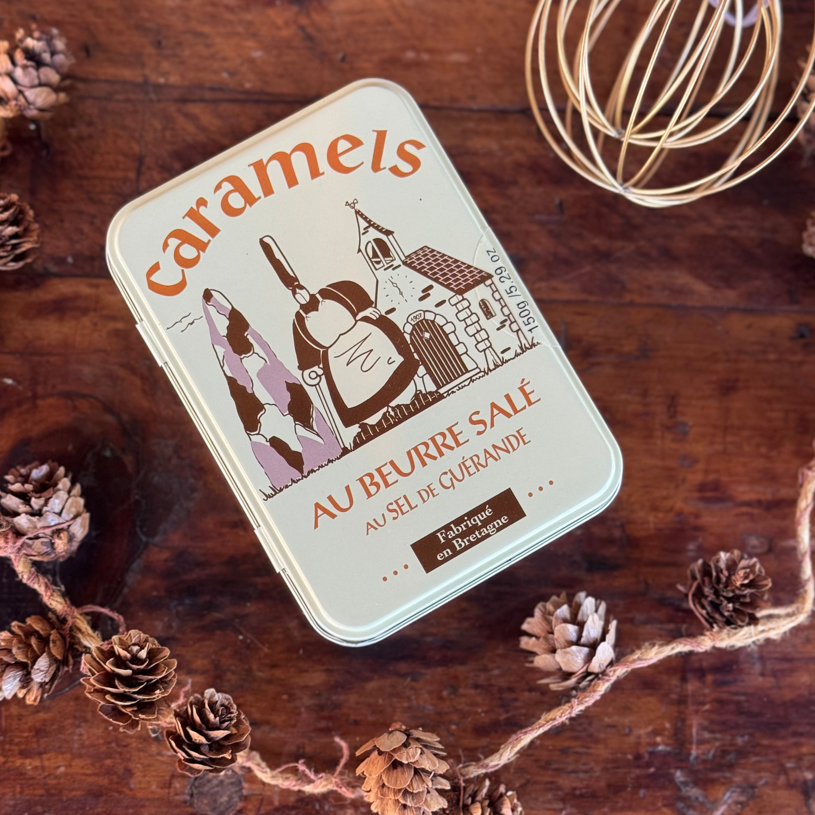 French Butter Salted Caramels [Vintage Tin]