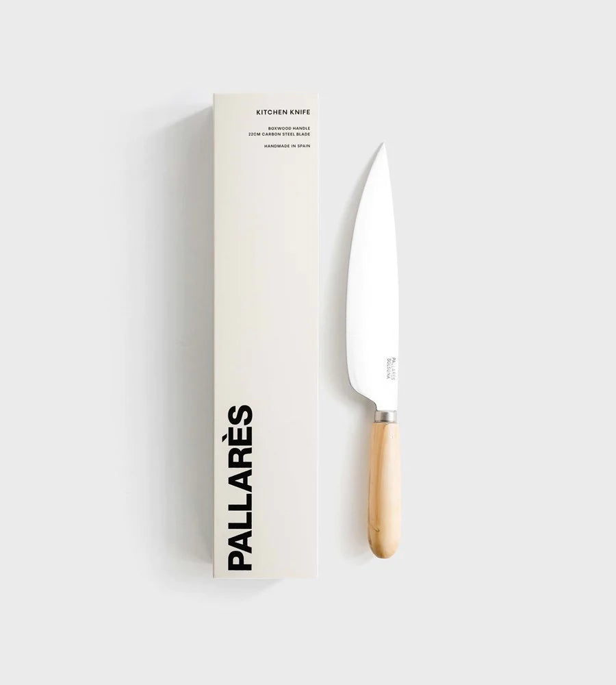 Pallarès Box Wood Knife 22cm (Carbon Steel)