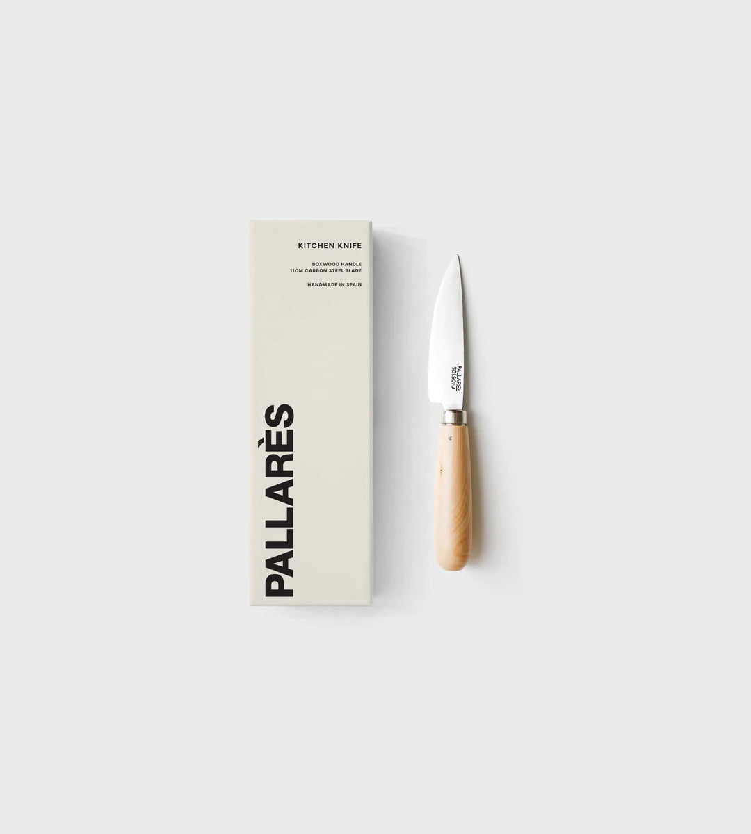 Pallarès Box Wood Knife 11cm (Carbon Steel)
