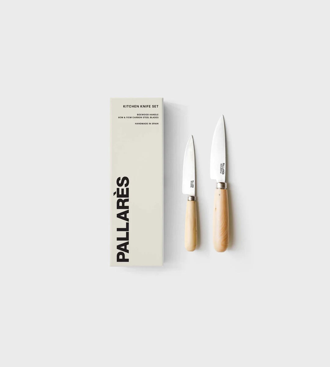Pallarès Kitchen Knife Set - Carbon Steel (Gift Boxed)