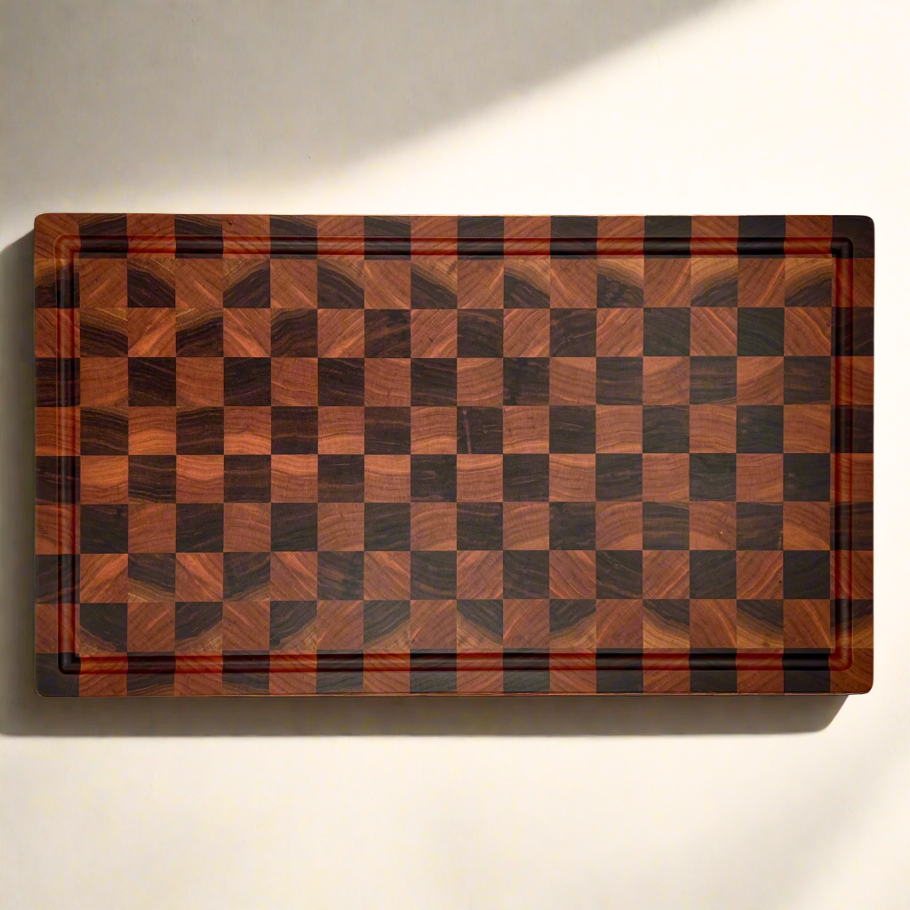 Endgrain Walnut & Cherry Chopping Board