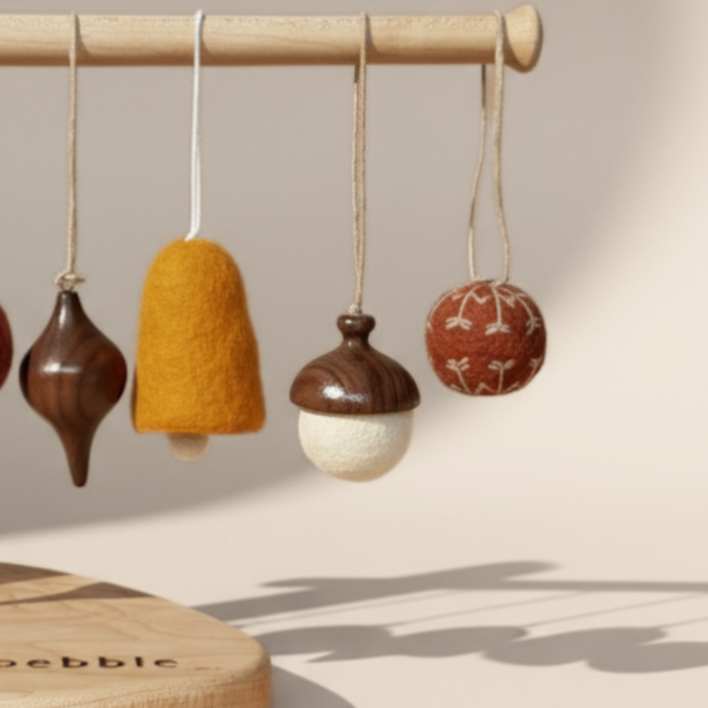 Fair Trade Felt Christmas Bell Decoration