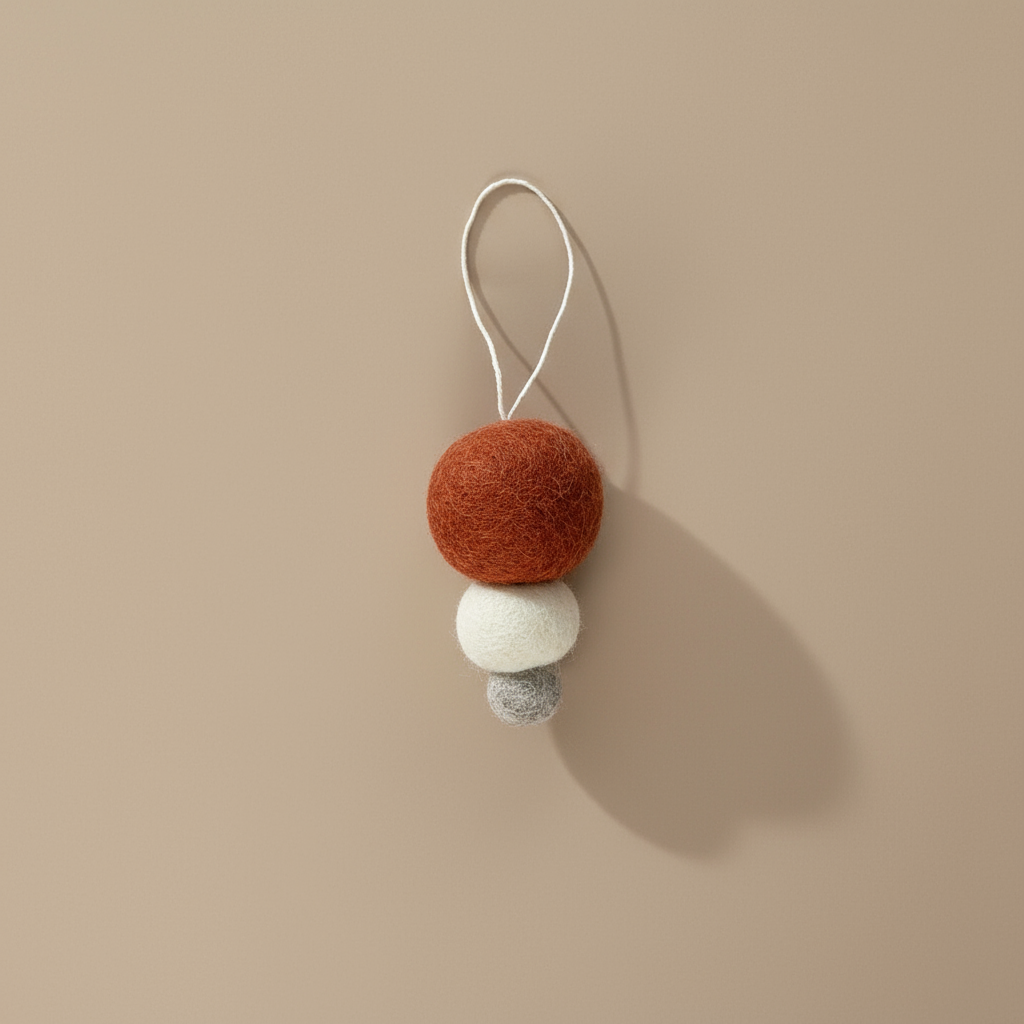 Fair Trade Felt Nordic Baubles