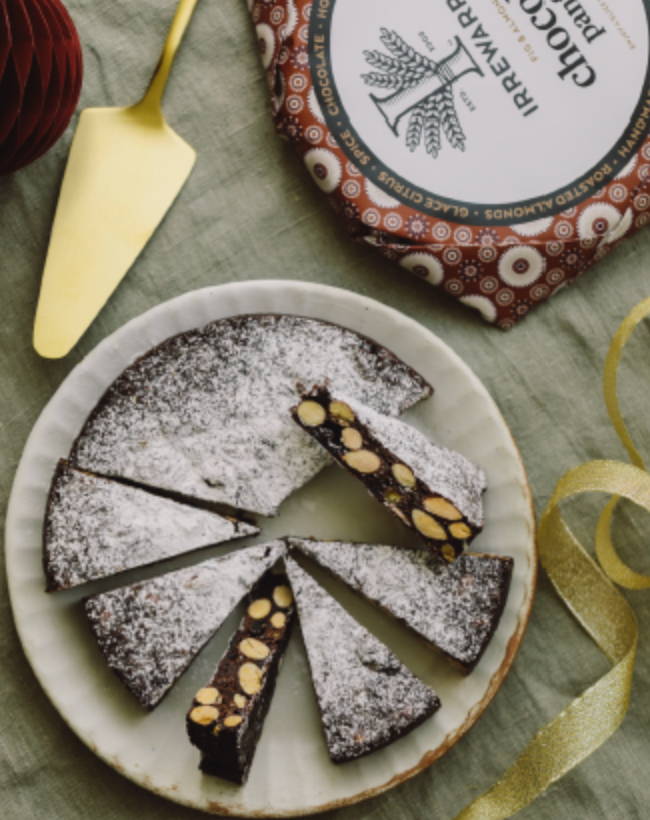 Irrewarra Pistachio & Hazelnut Chocolate Panforte