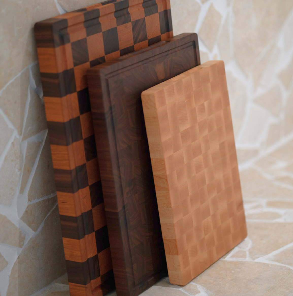Endgrain Walnut & Cherry Chopping Board