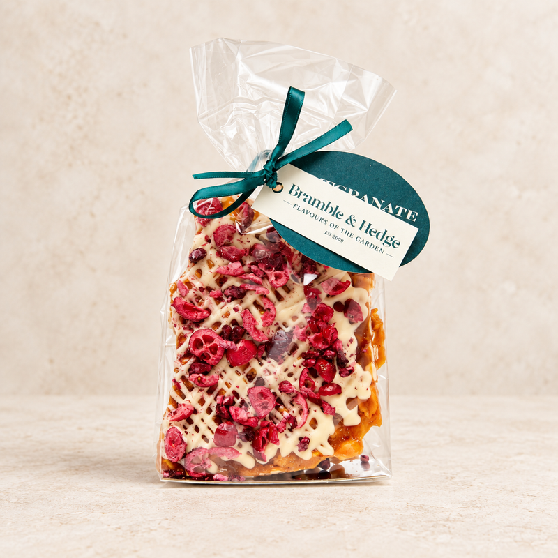 Pomegranate & Cranberry Peanut Brittle