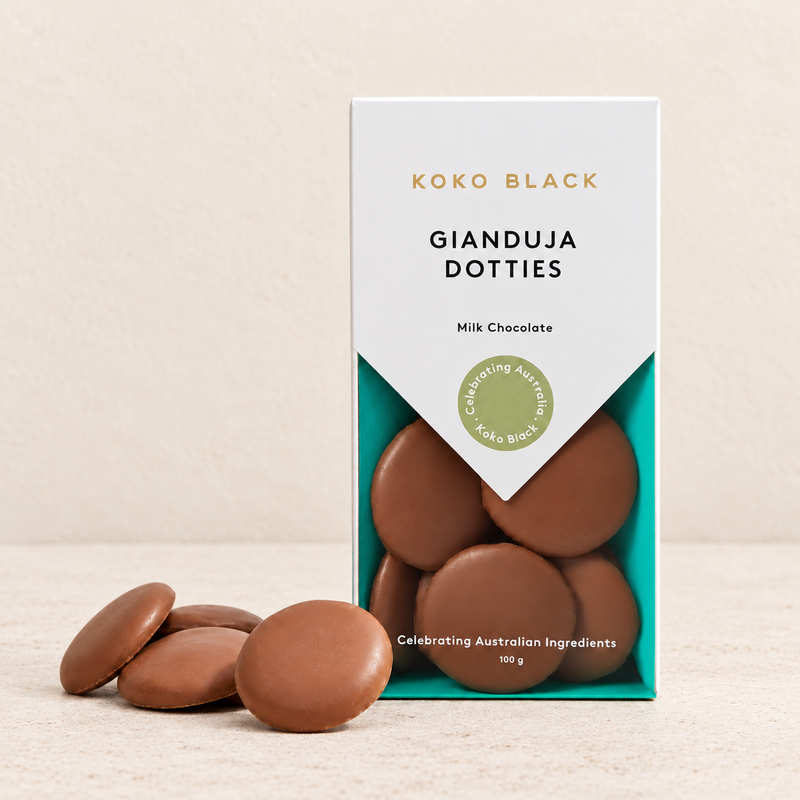 Koko Black Gianduja Dotties