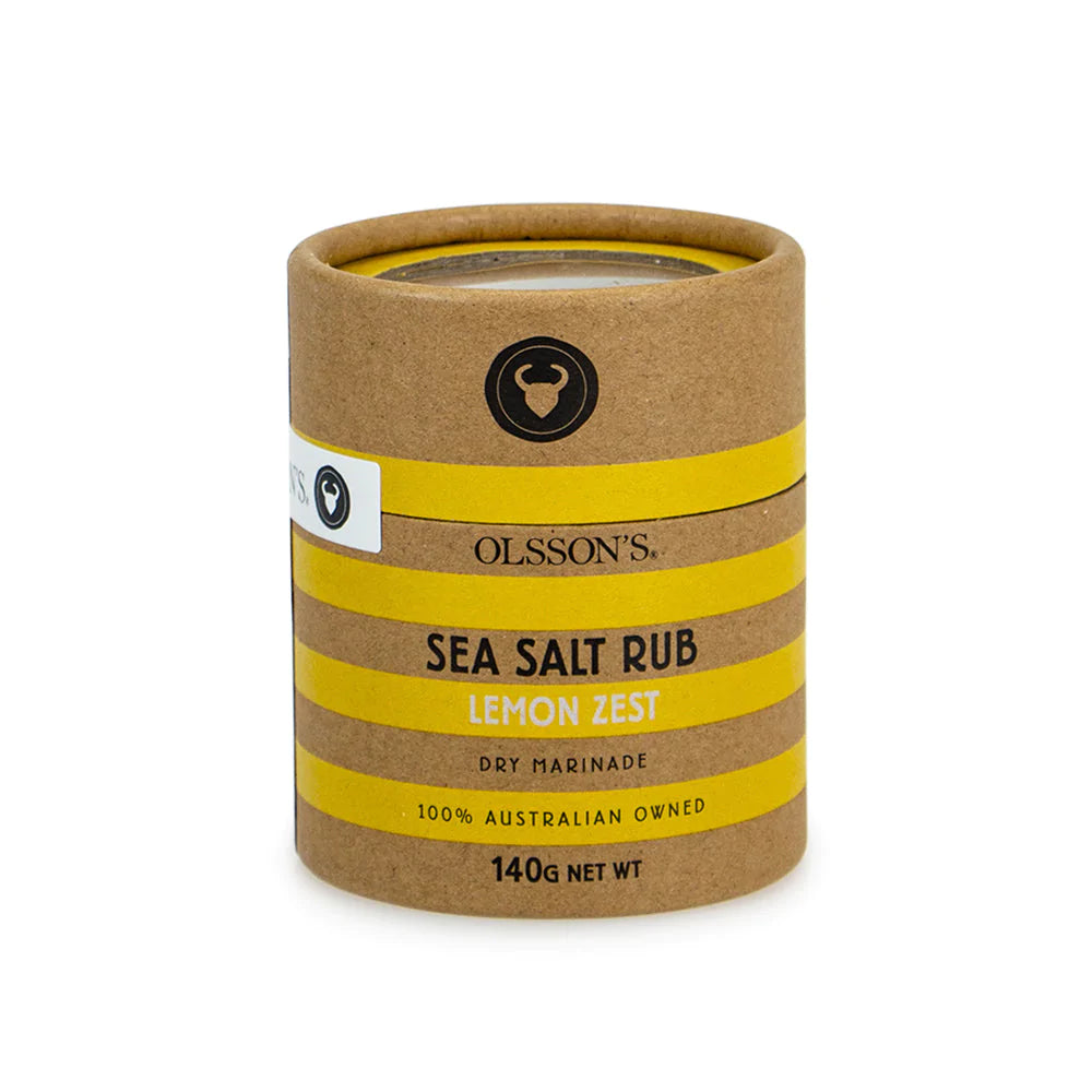 Olsson's Sea Salt Rub Lemon Zest