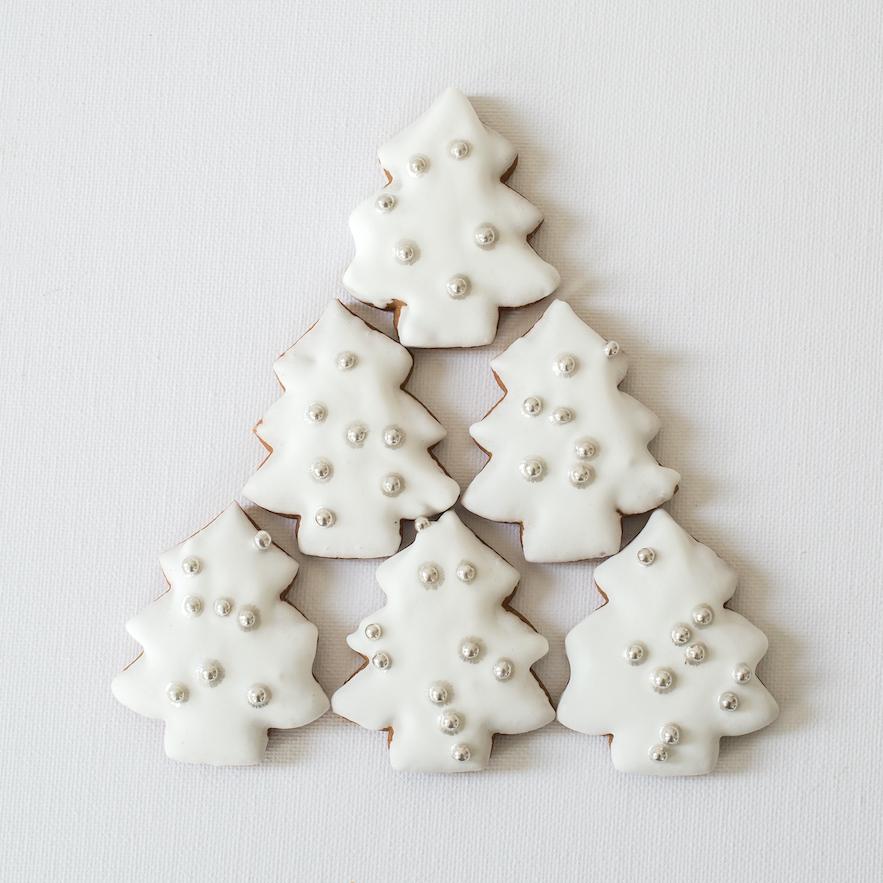 Iced Gingerbread Christmas Trees