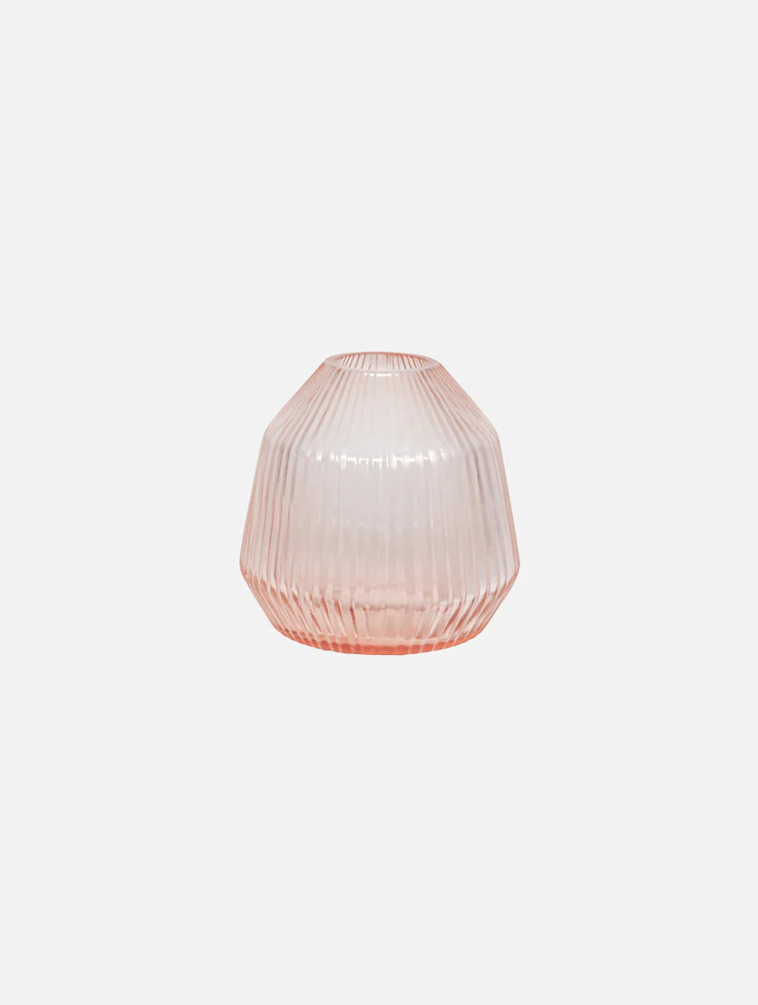 Bison Cut Glass Vase Conical - Mini