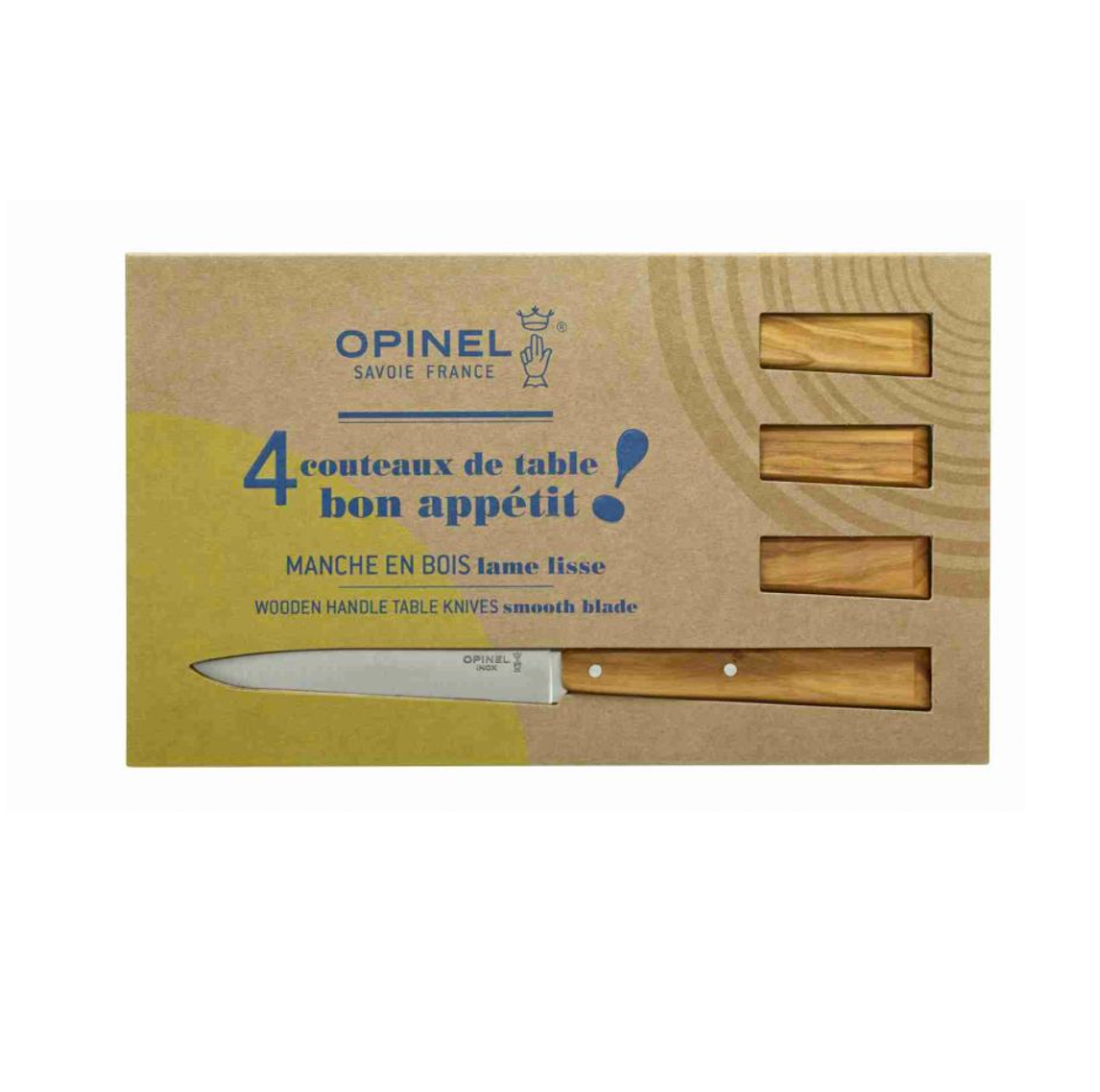 Opinel Olive Wood Table Knives [4]