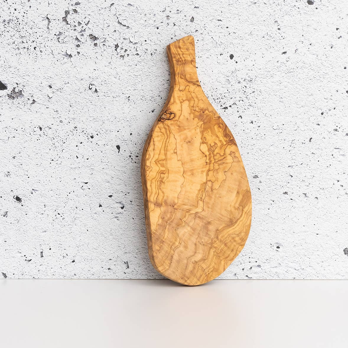 Olive Wood Cheese Board | Organic Shape with Handle