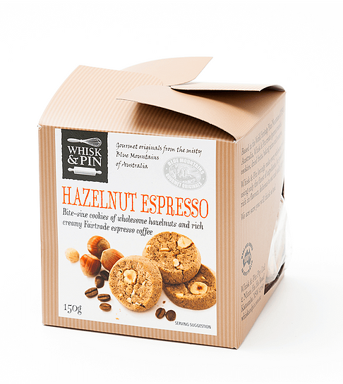 Whisk & Pin Hazelnut Espresso Bite Size Biscuits